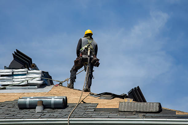 Professional Roof Replacement technician working in Amherst, VA